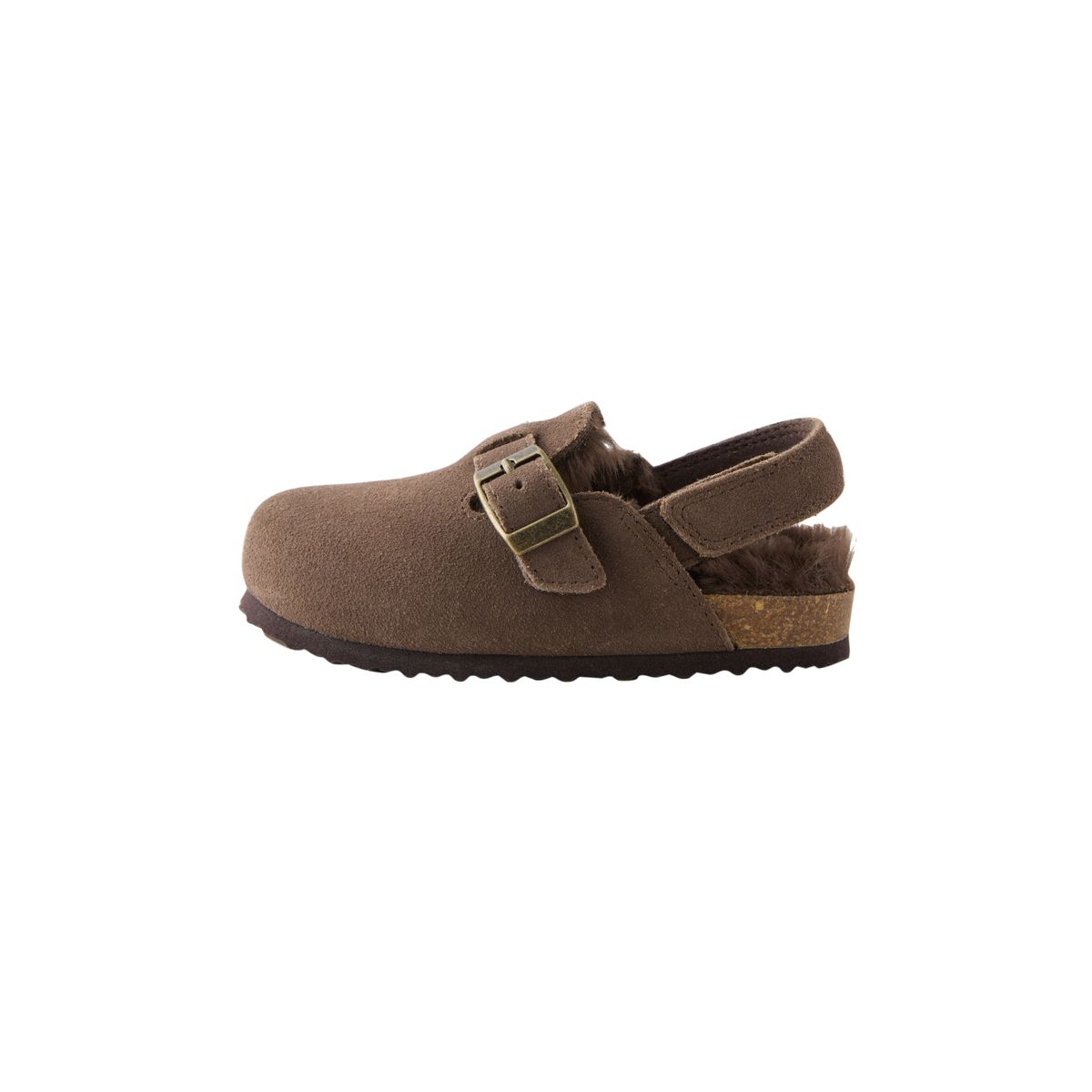 Sabots en cuir marron chocolat, NEXT