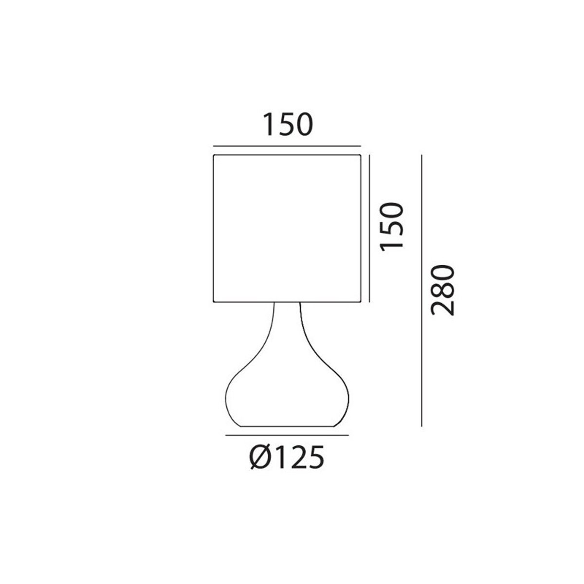 2 Lampes De Chevet Tactile Ida doré Abat-jour Blanc doré, MILLUMINE