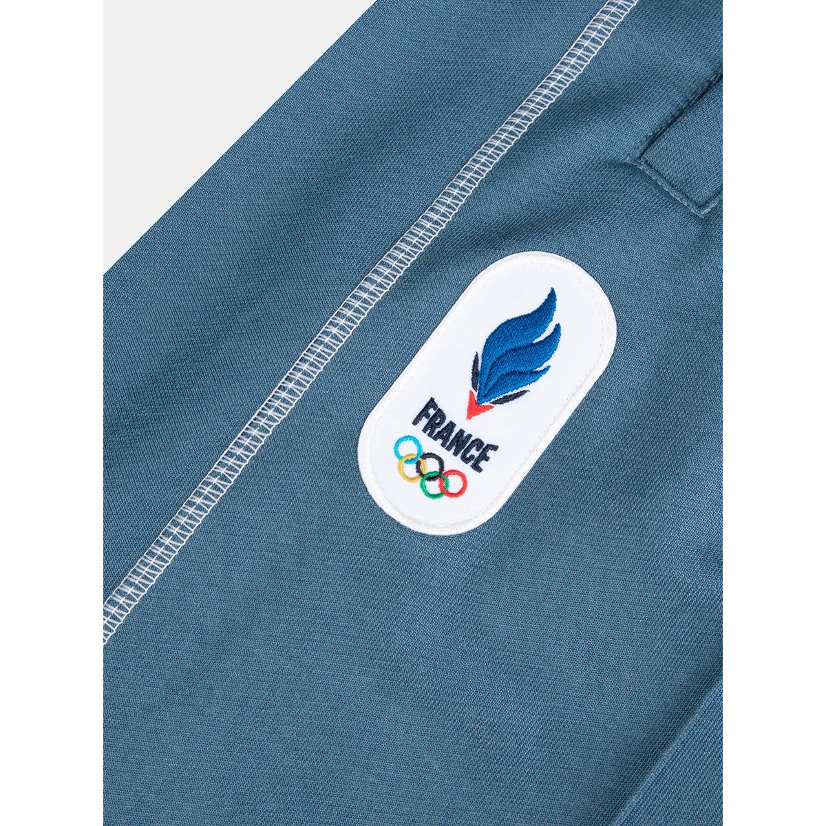 Pantalon droit Équipe de France Olympique 2026 Jeux Olympiques EQUIPE DE FRANCE bering sea, LE COQ SPORTIF