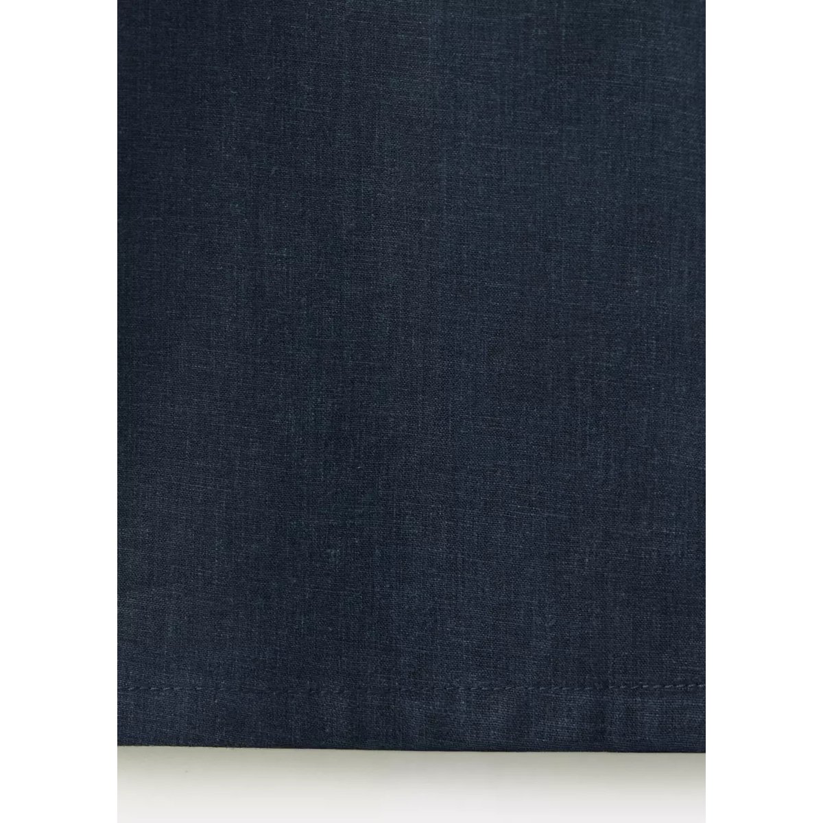 Pantalon droit lin bleu marine foncé, MANGO TEEN