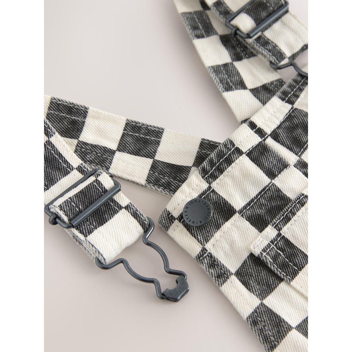 Salopette damier noir/blanc, NEXT