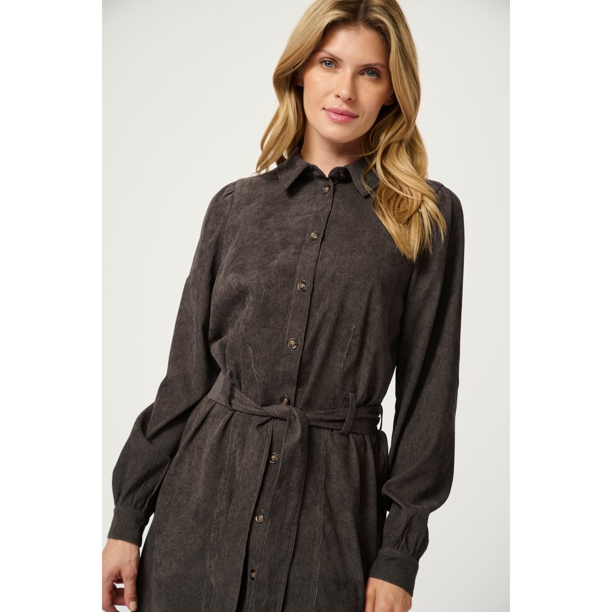 Dress marron major brown c., KAFFE