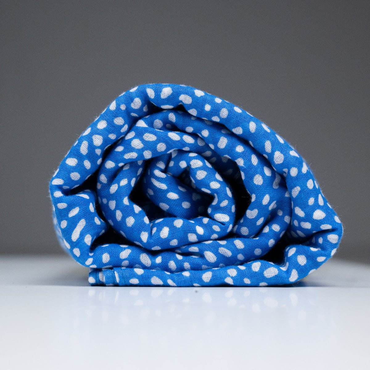 Foulard en coton biologique bleu, jaune et blanc, BILLYBELT
