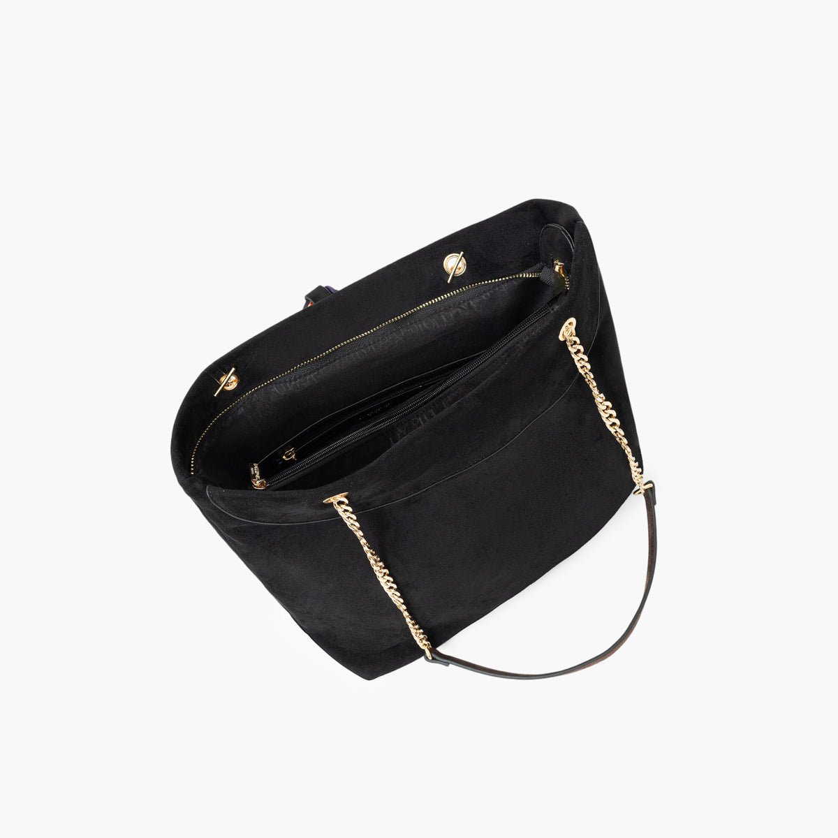Sac shopper Tivaline noir,doré, LOLLIPOPS