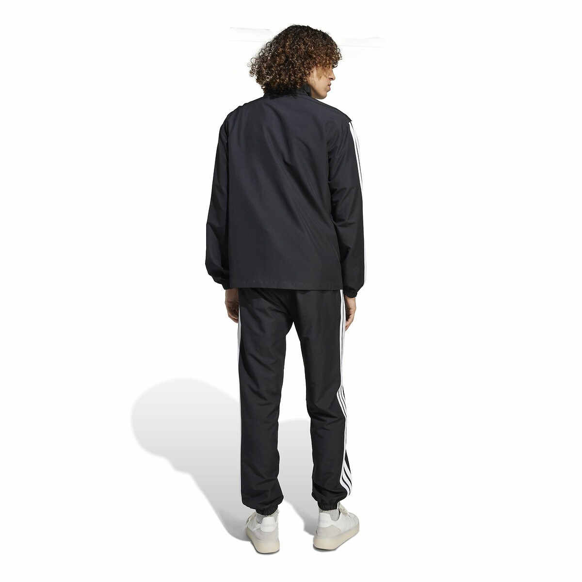 Survêtement en toile 3 bandes Sportswear Basic noir, ADIDAS SPORTSWEAR