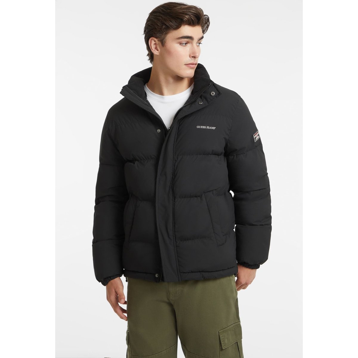 Veste Doudoune Classique noir, GUESS JEANS