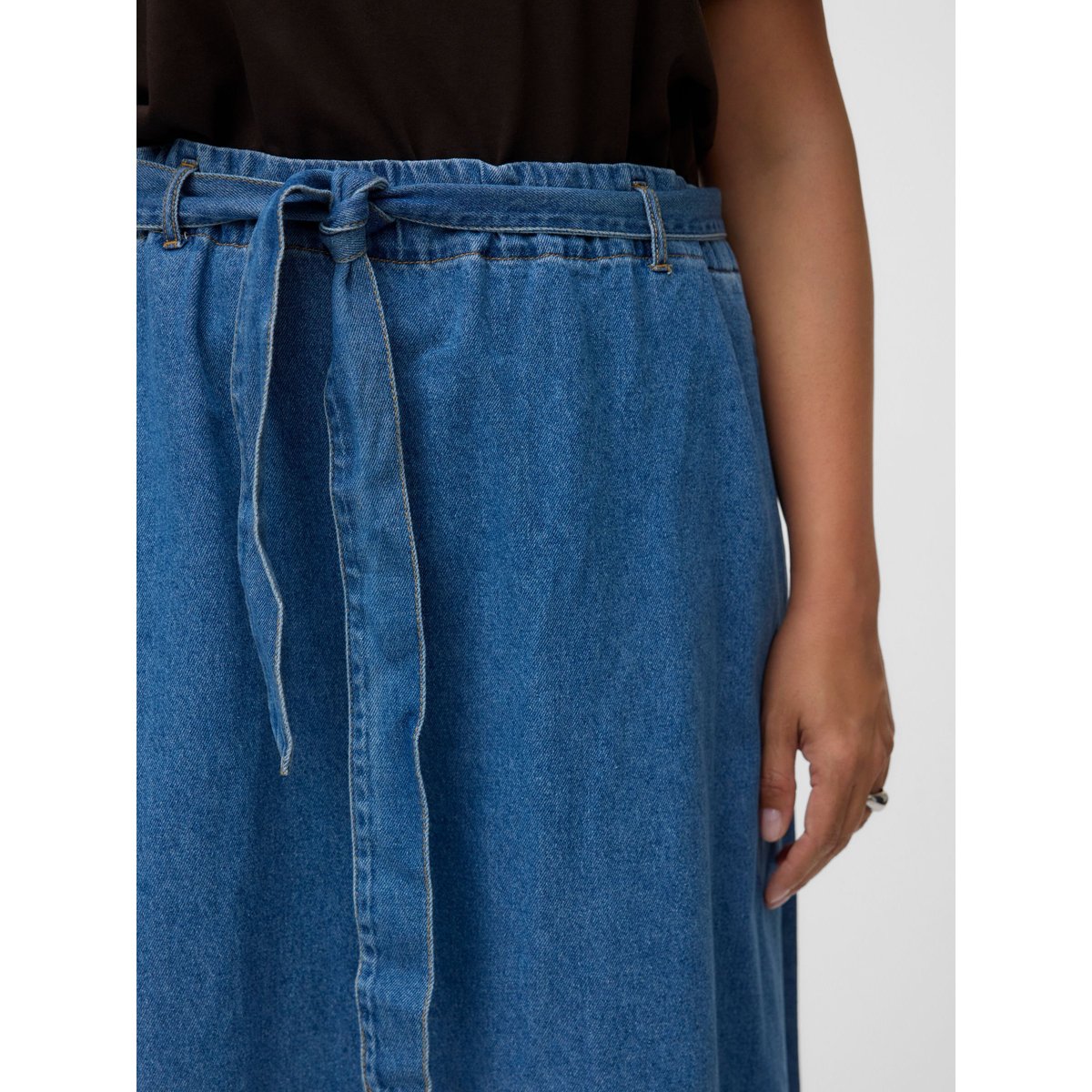 Jupe En Denim medium blue denim, VERO MODA