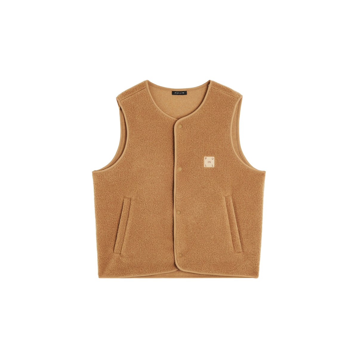 GILET SANS MANCHE SAND beige, PULLIN