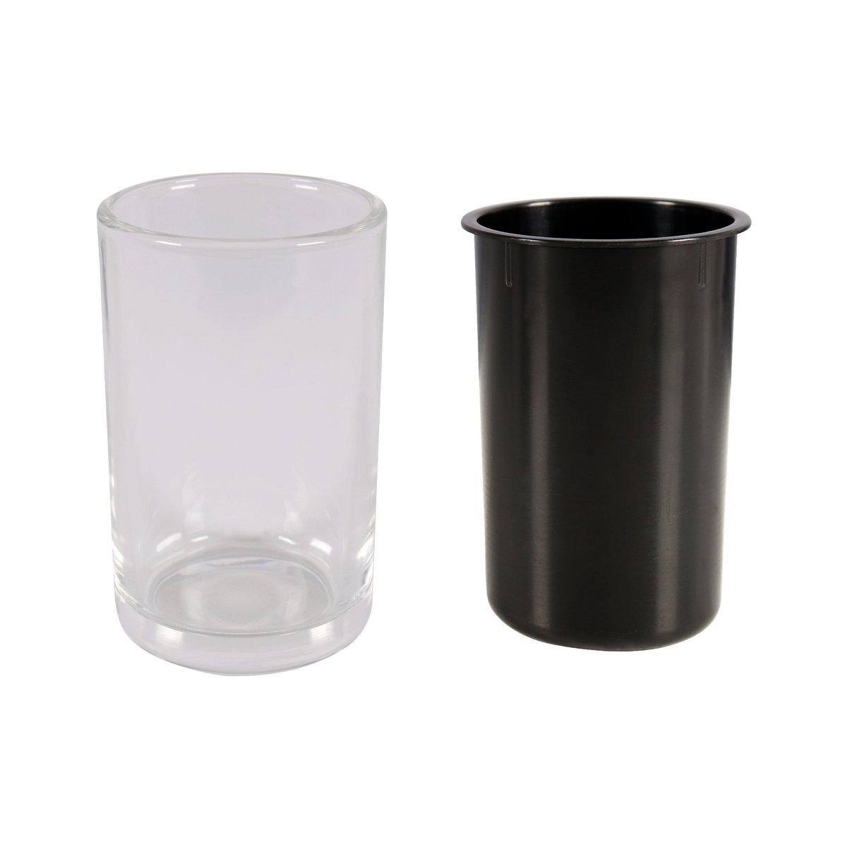 Brosse WC avec pot en verre, STUDIO transparent, SENSEA