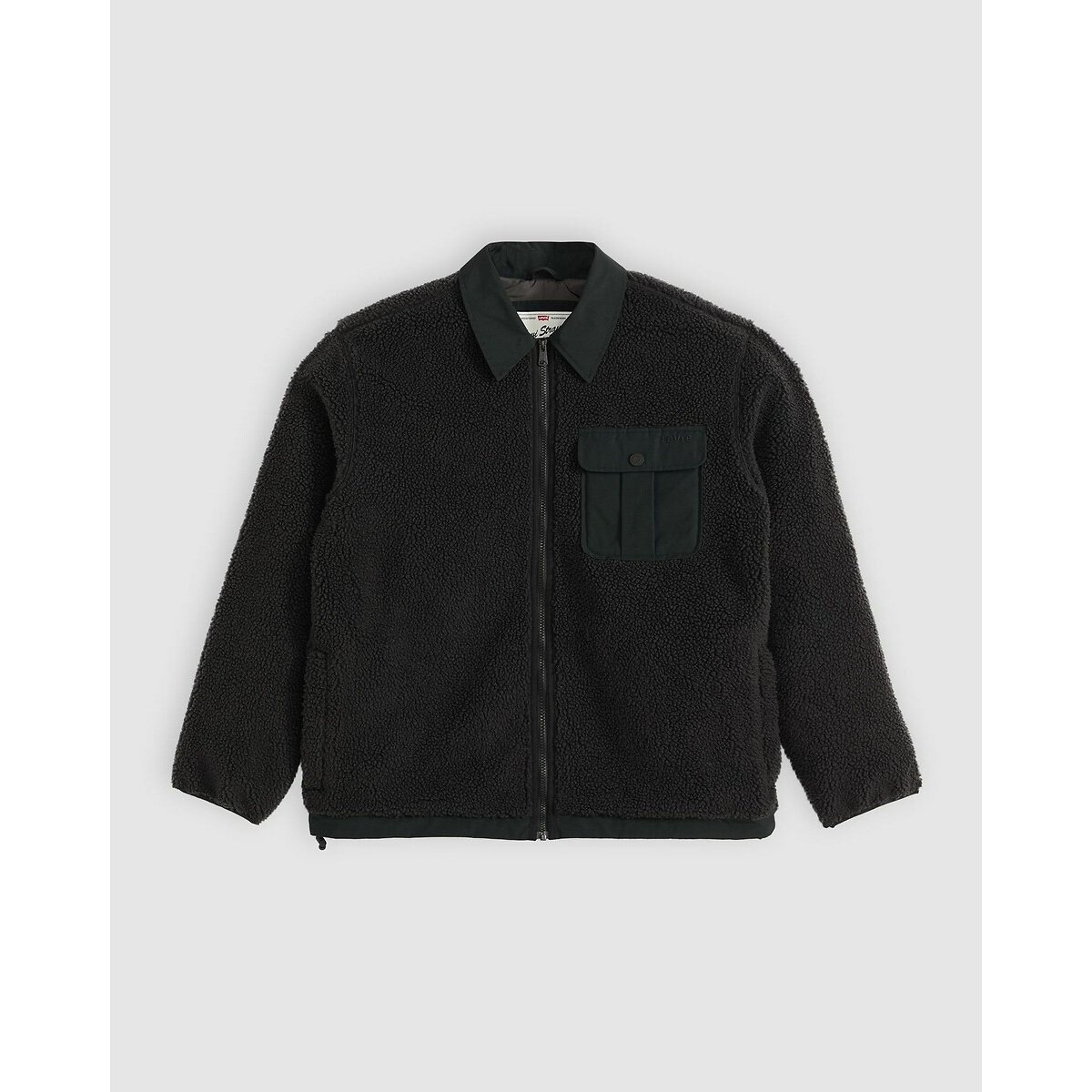 Veste sherpa avec col chemise noir, LEVI'S