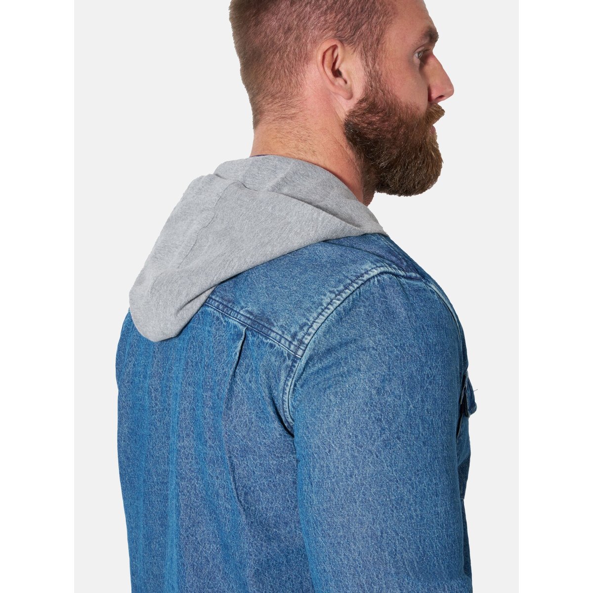 Chemise en jean OLAFUR bleu clair, JAN VANDERSTORM
