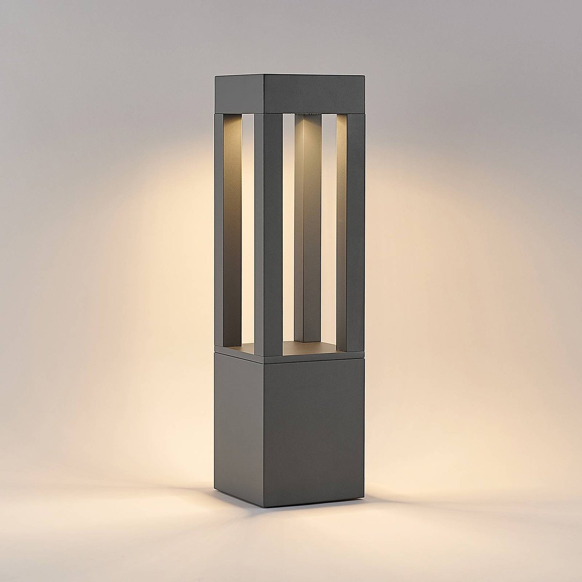 Luminaire extérieur en aluminium moderneLED gris foncé, ARCCHIO