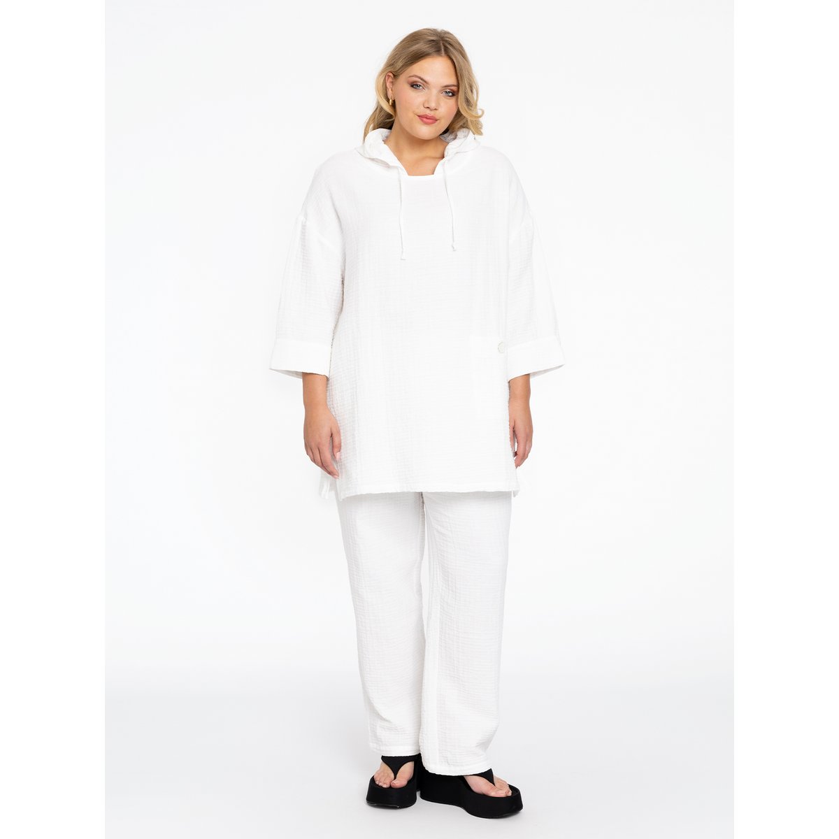 Pantalon imprimé / imprimée blanc, YOEK