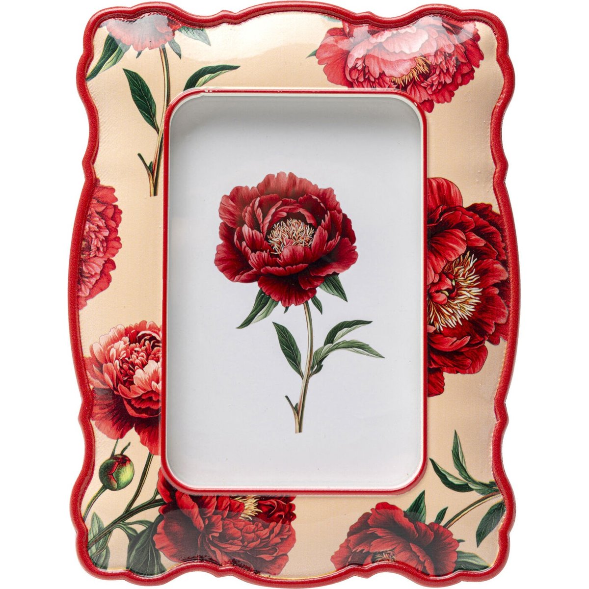 Cadre photo pivoines beige, KARE DESIGN