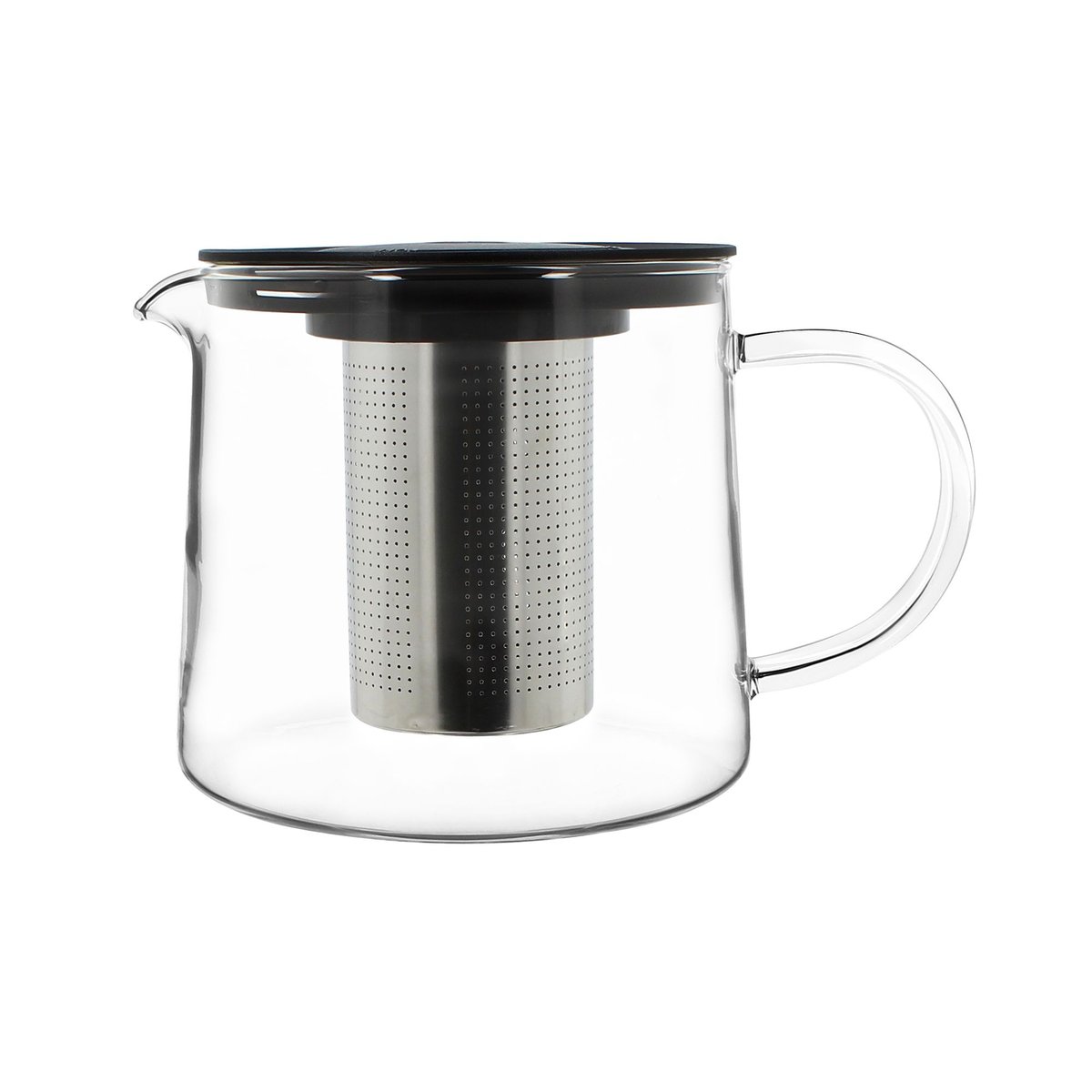 Théière 1,5L en verre avec infuseur, KAMAKURA transparent, NOVASTYL