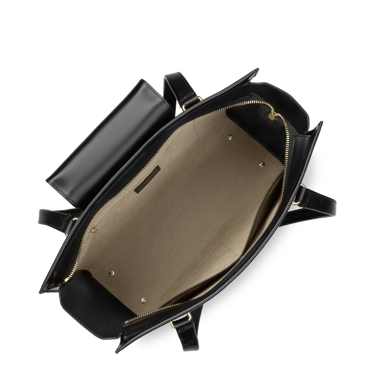 Sac cabas épaule PARIS PAD noir, LANCASTER