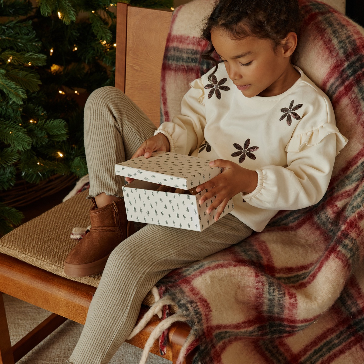 Ensemble bébé sweat en molleton et legging Misti kaki, PETIT BEGUIN
