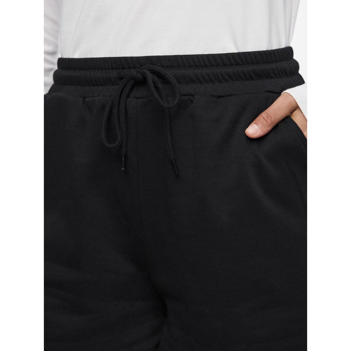 Shorts En Molleton noir - black, PIECES