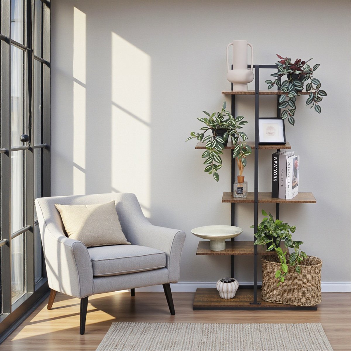 Plante verte artificielle tombante 50cm lot de 3 vert, LIGNE DECO