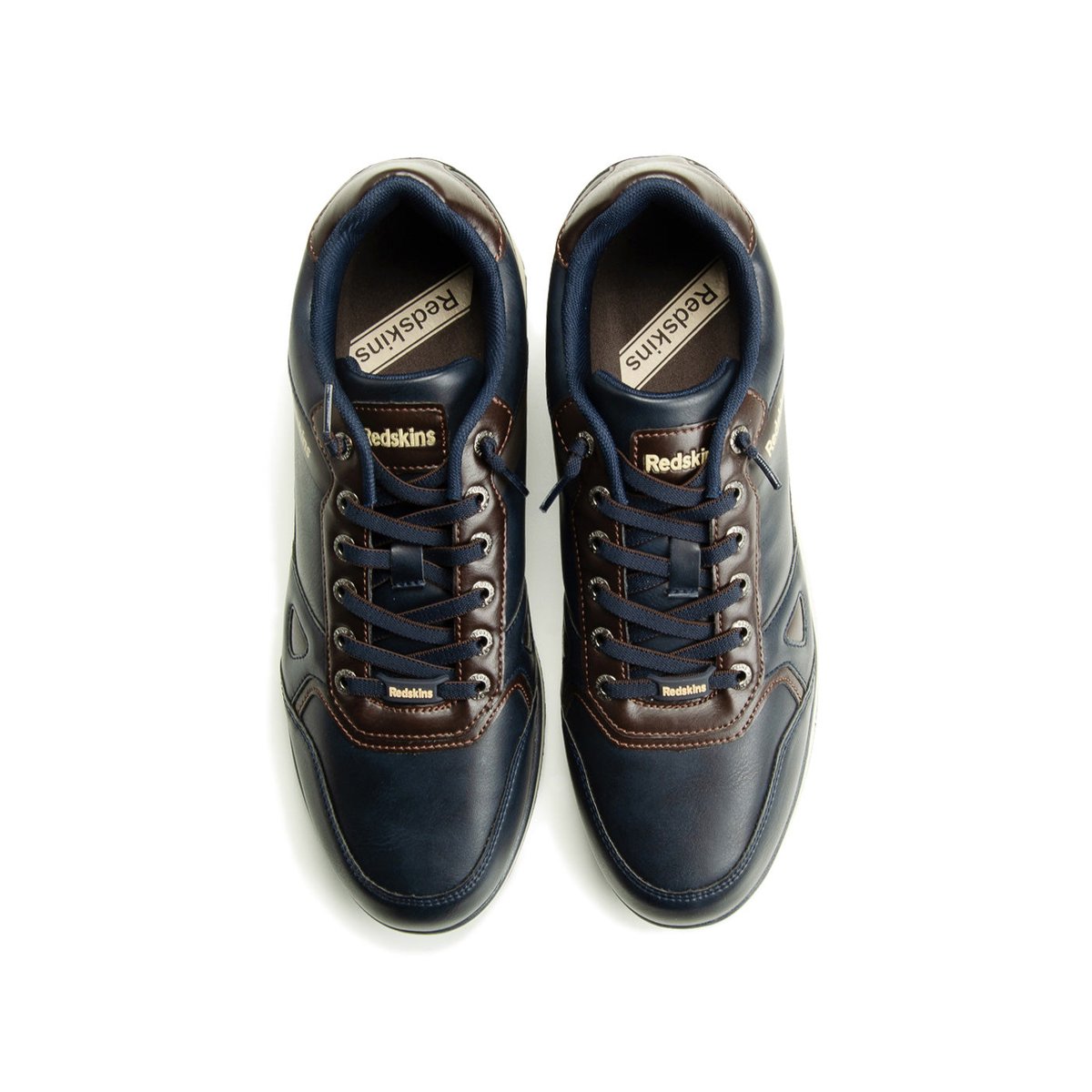 Baskets pu 2BELFAST bleu marine, REDSKINS