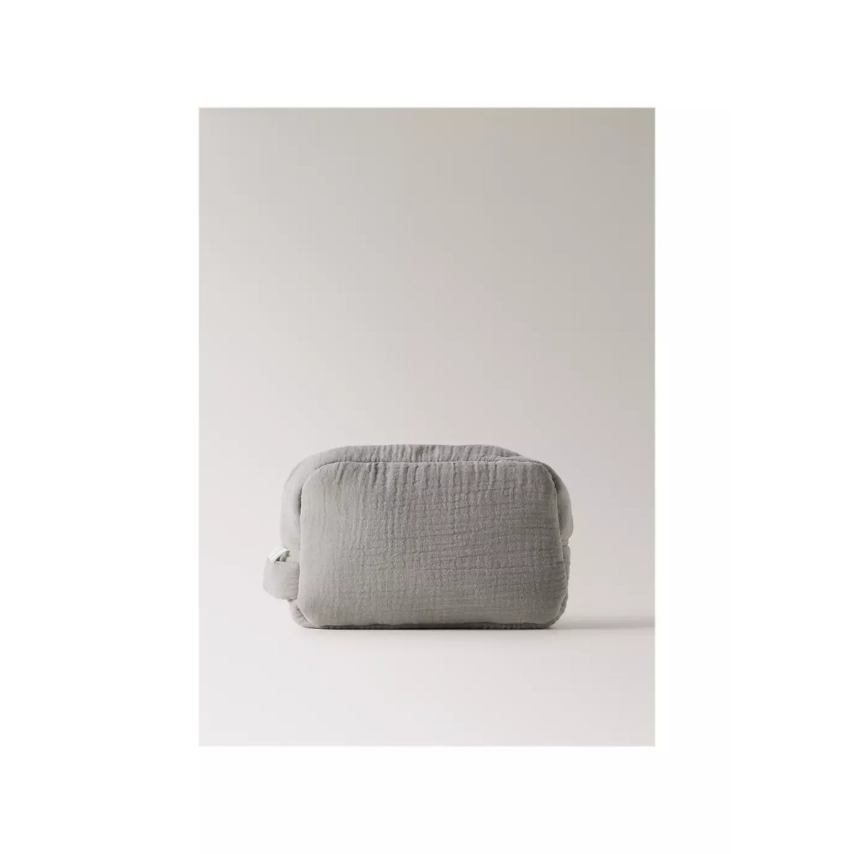 Trousse de toilette enfant en gaze de coton marron moyen, MANGO HOME
