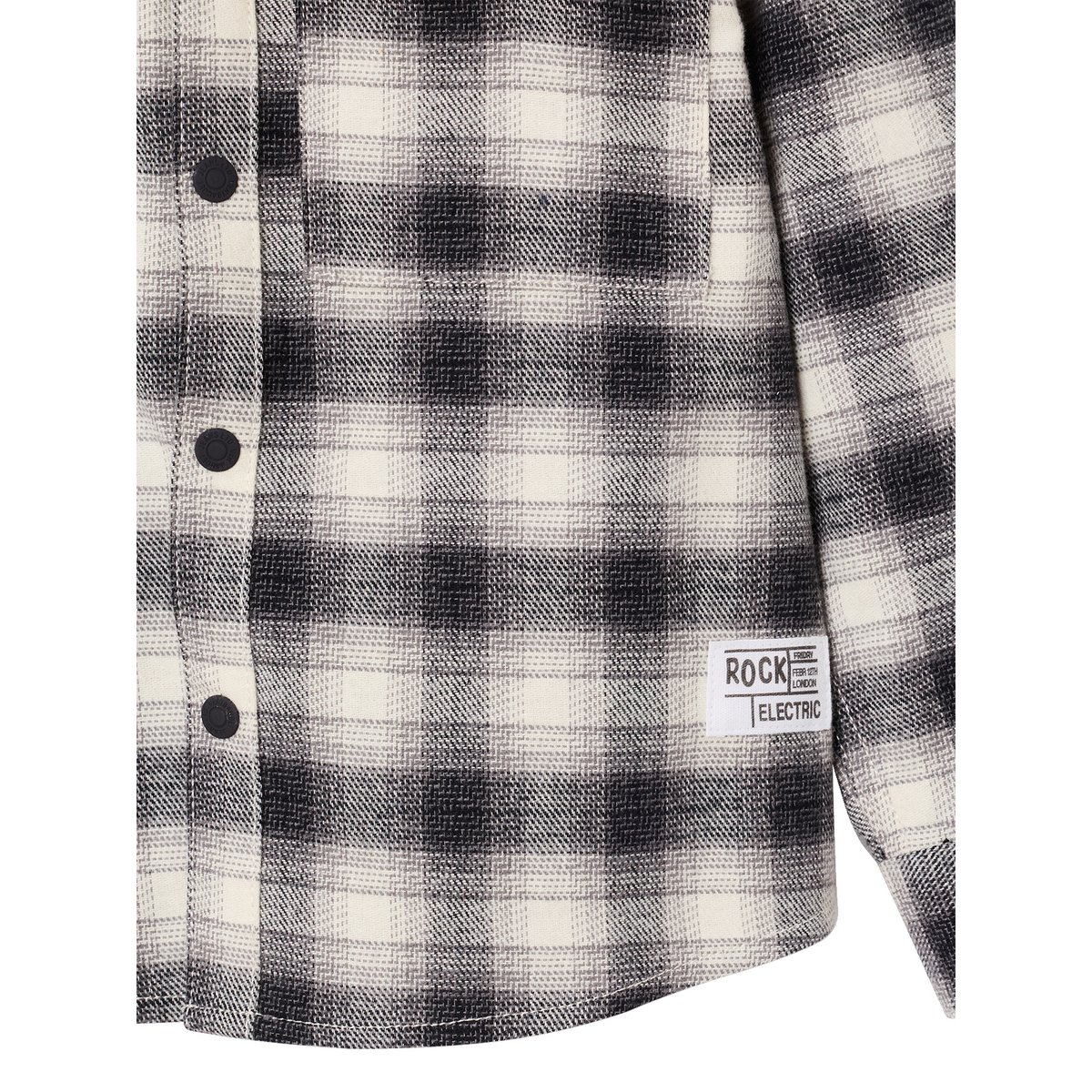Chemise manches longues gris, VERTBAUDET