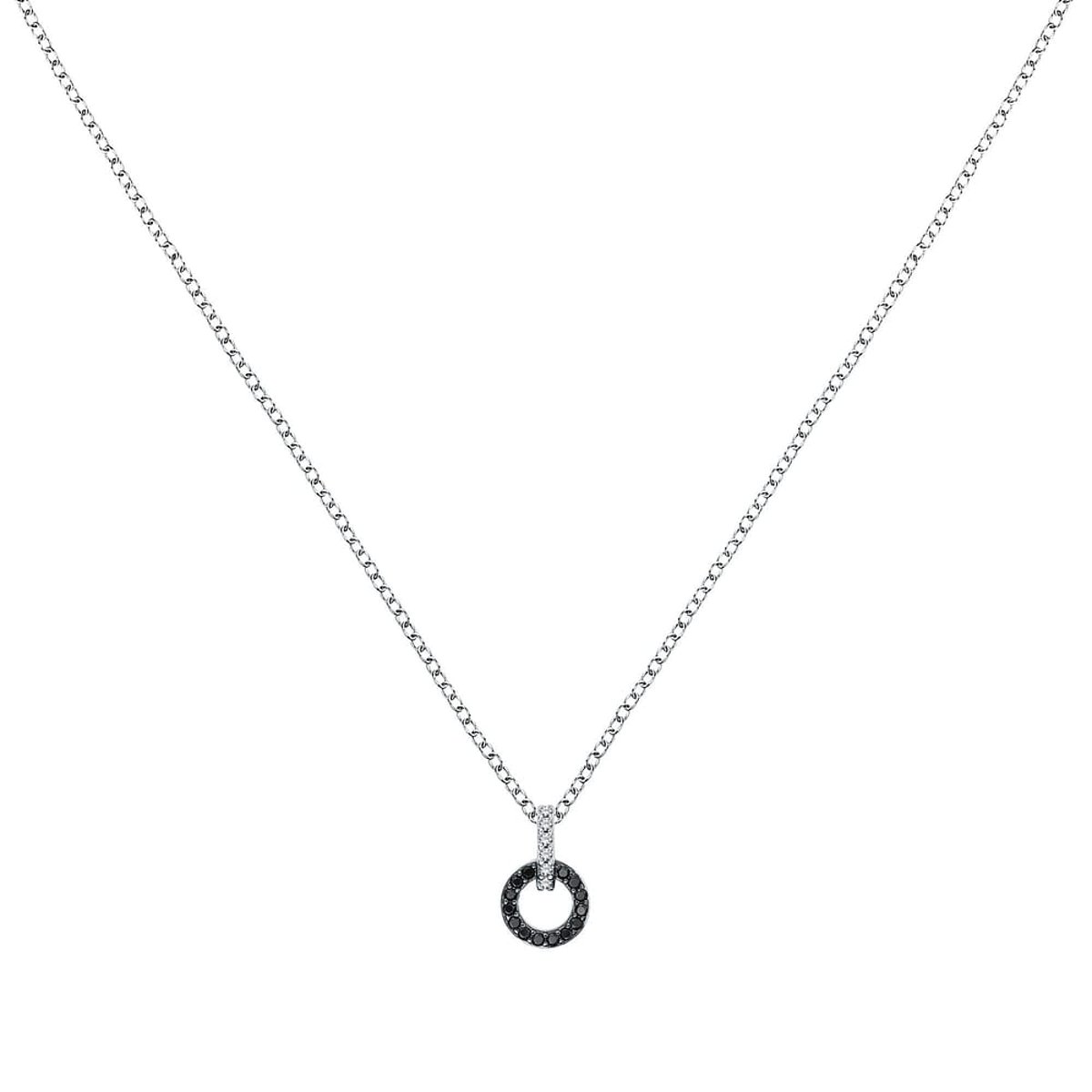 Colliers en Oxyde De Zirconium/argent et Oxyde de zirconium argent, CLEOR
