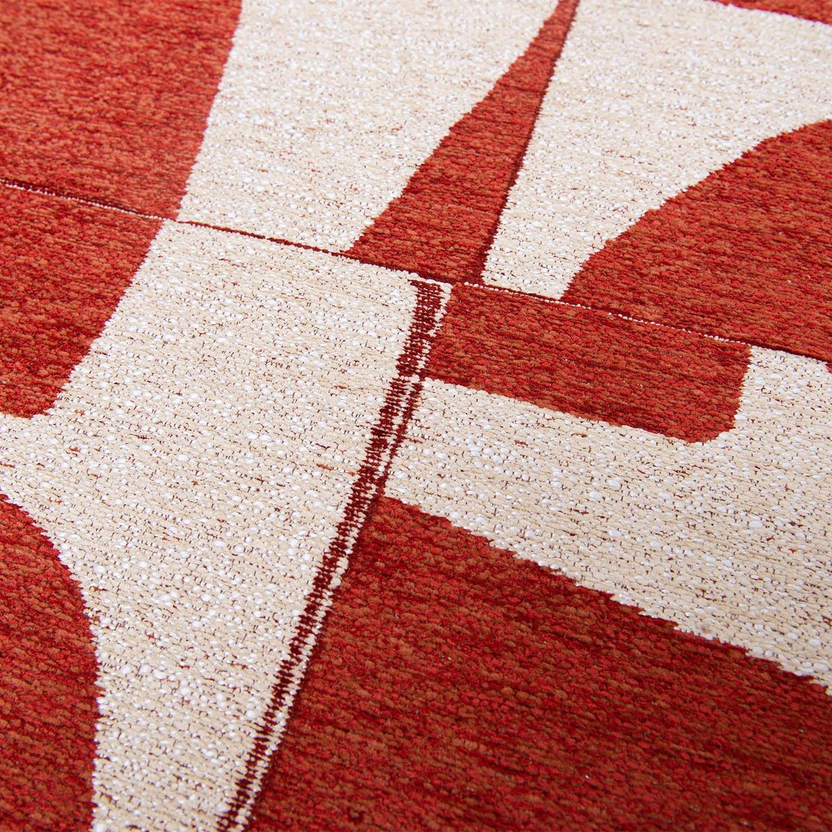 Tapis intérieur/extérieur tissé plat STALE rouge, NOVATREND