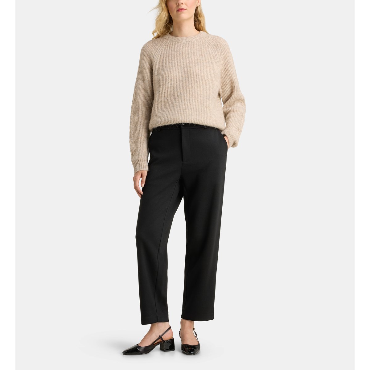 Pantalon droit flint chevrons noir, GALERIES LAFAYETTE