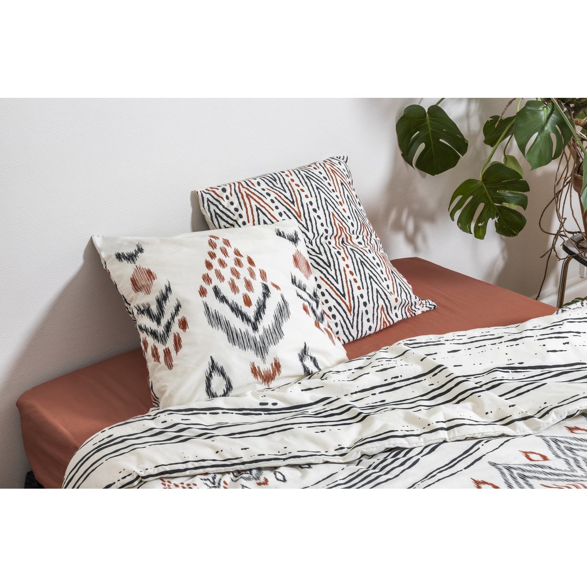 Parure Housse de couette Ethnic beige, EDEN
