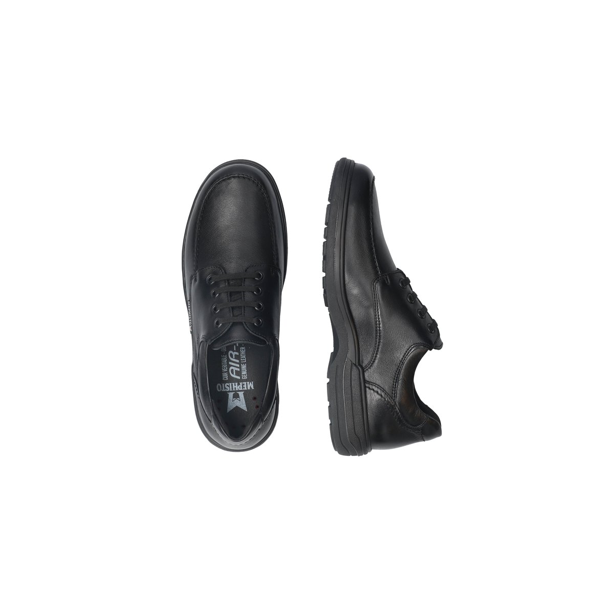 Baskets en cuir DOUK noir p5124367, MEPHISTO