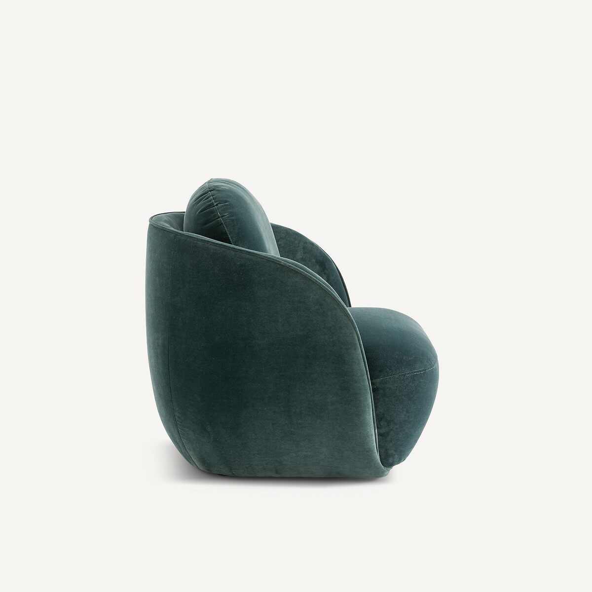 Fauteuil boule velours, Alpine vert cèdre, AM.PM