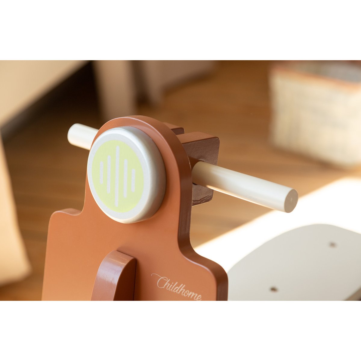 Scooter cheval à bascule jouet enfant rouille/noir, CHILDHOME