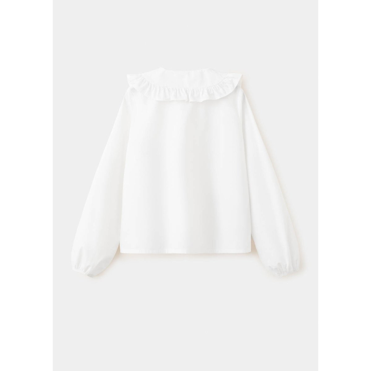 Chemise col Claudine blanc, MANGO KIDS