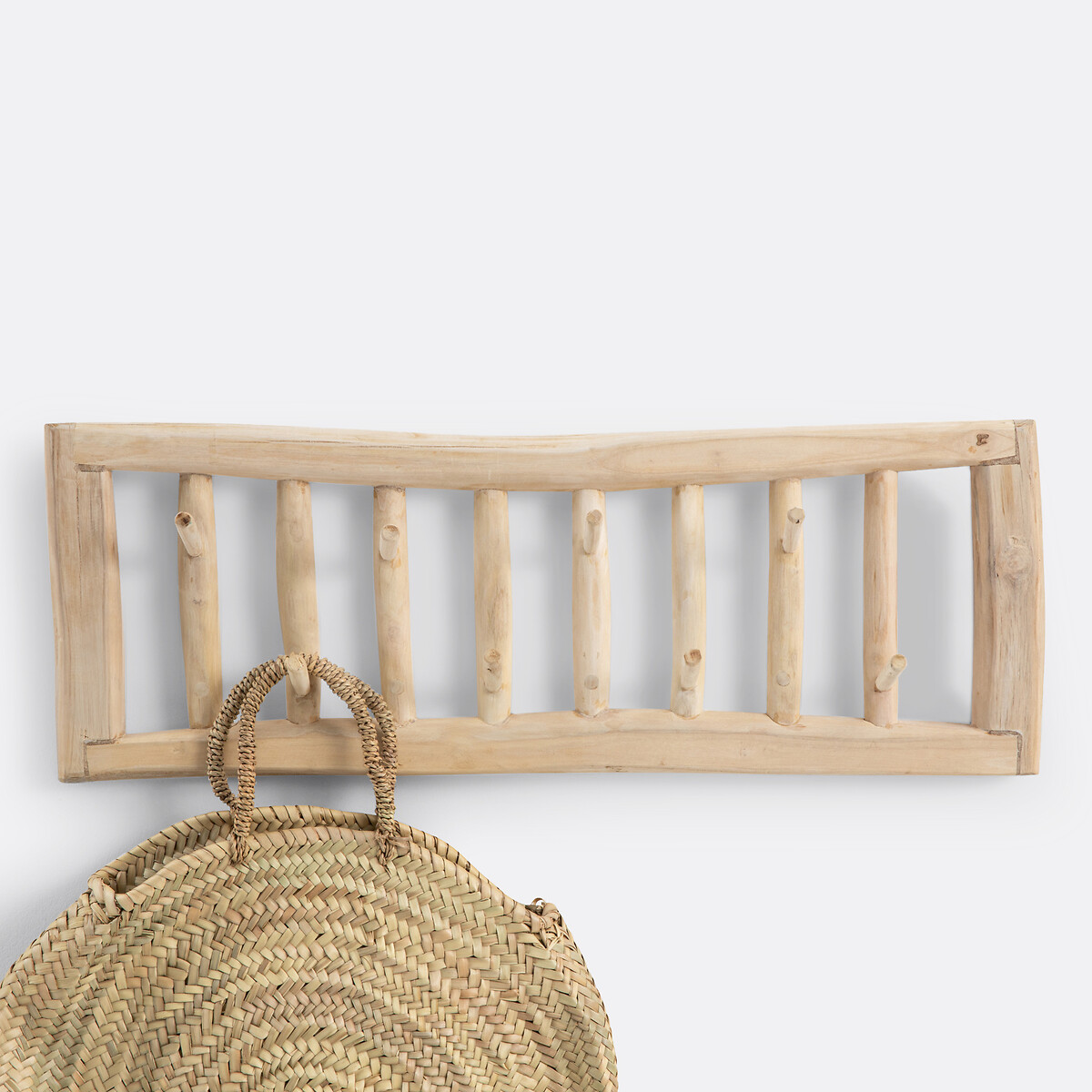 Wandkapstok Ghada, Teak naturel, LA REDOUTE INTERIEURS