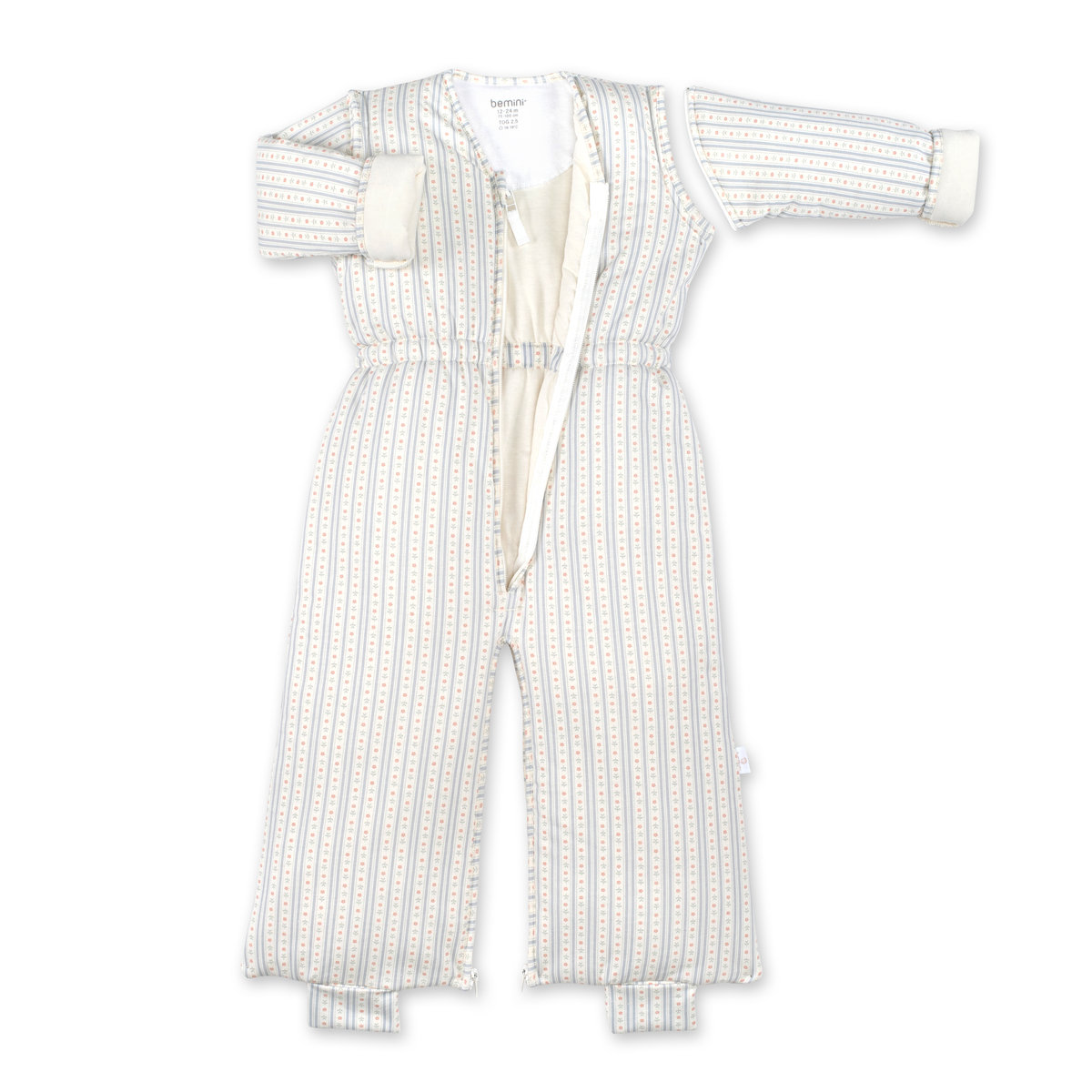 Gigoteuse jambes séparables hiver - TOG 2.5 Cocon moelleux glacier, BEMINI