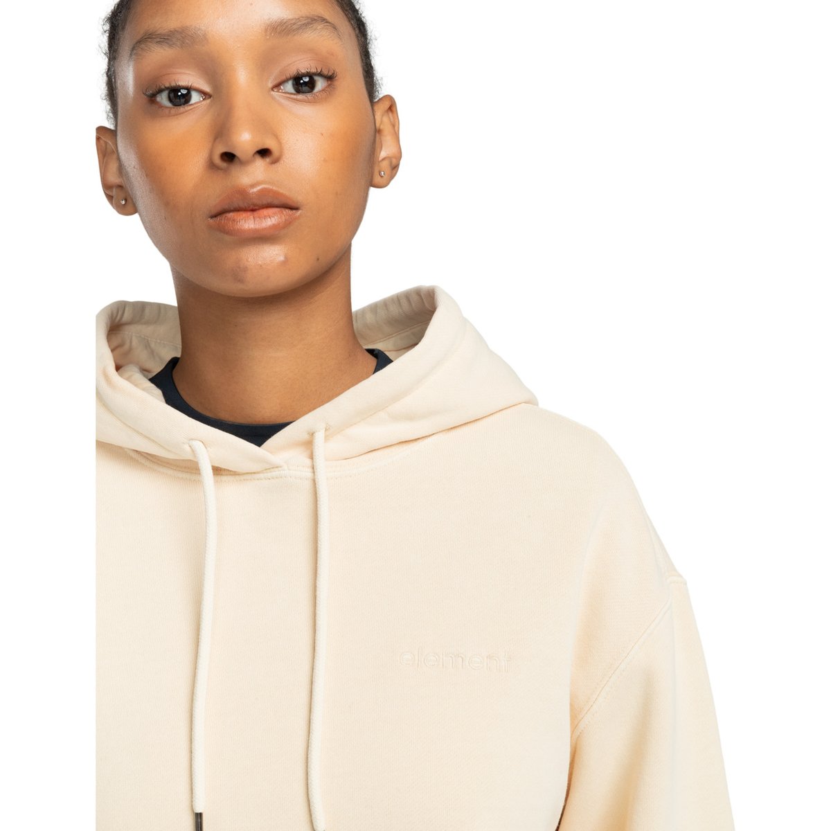 Sweat à capuche CORNELL 3.0 beige parchment, ELEMENT
