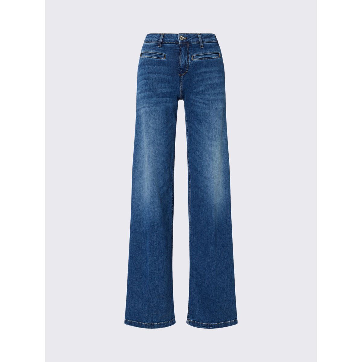 Jean flare délavé denim bleu foncé, LIU JO