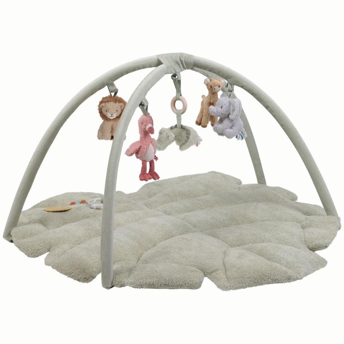 Tapis d'activités avec arches vert, multicolore, LITTLE DUTCH
