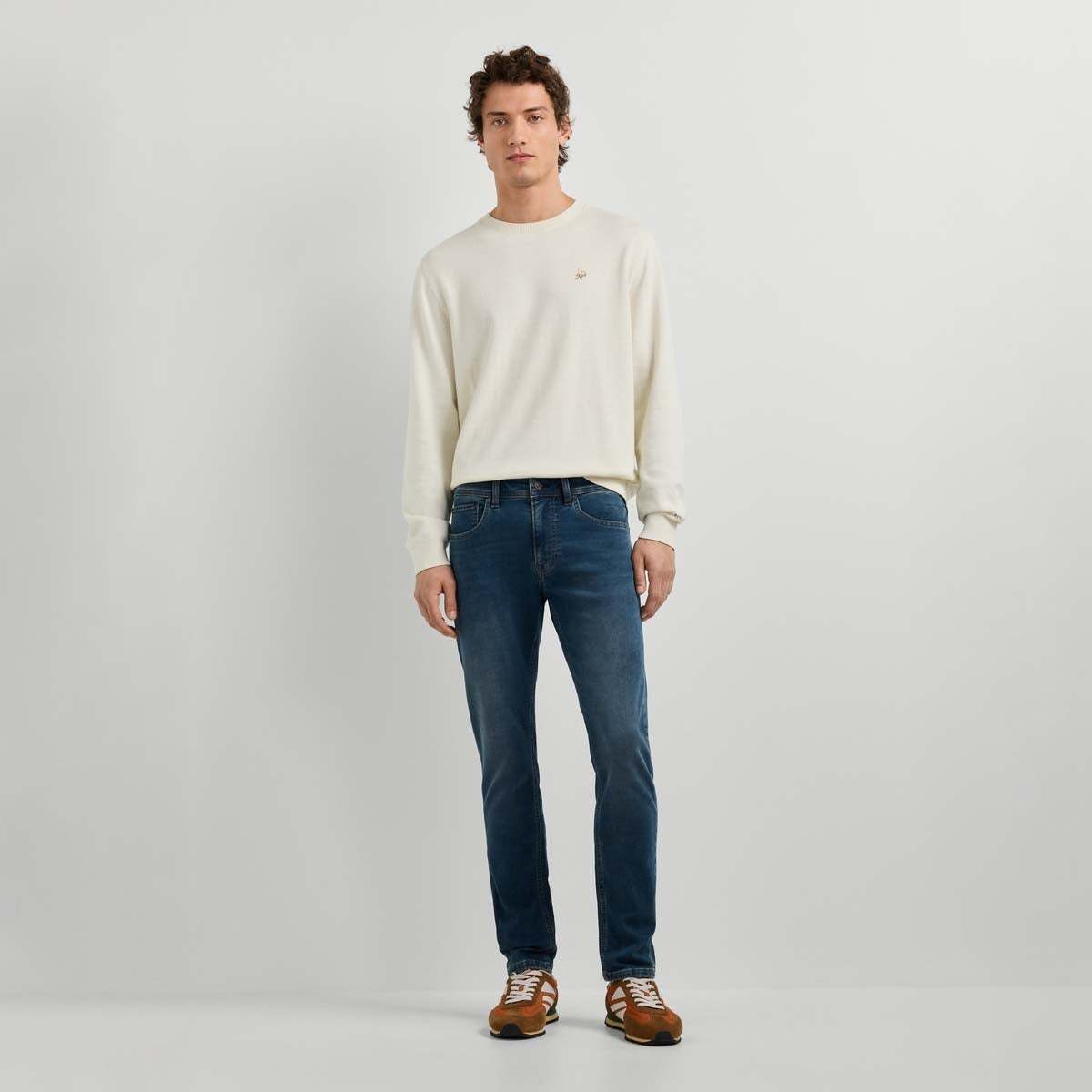 Track - Jean Coupe Slim, Taille Normale bleu authentique gymdigo acier, PEPE JEANS