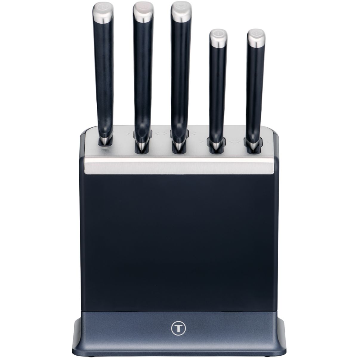 Set de couteaux EverSharp Pro 5 pcs aiguiseur integré couleur unique, TEFAL