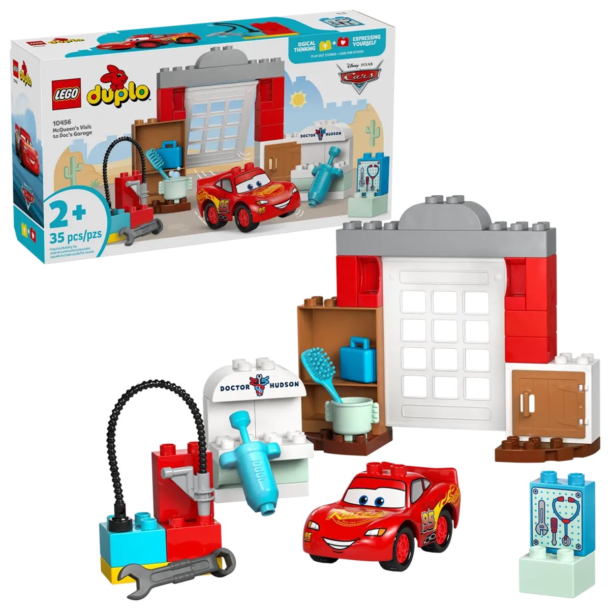 LEGO DUPLO - McQueen's Visit to Doc's Garage - 10456 multicolore, LEGO