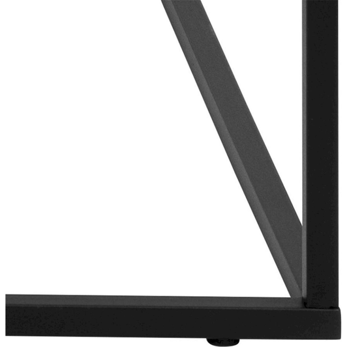 Table basse rectangulaire collection PILLYS noir, RECOLLECTION