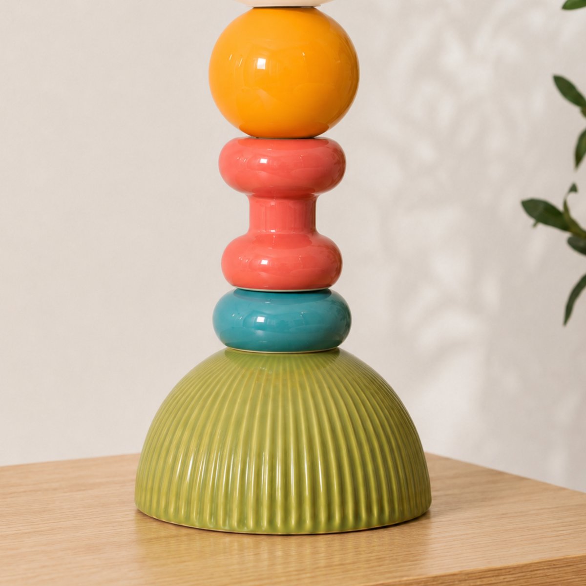 Lampe à poser en céramique - PILI multicolor, MAISON PAVANE