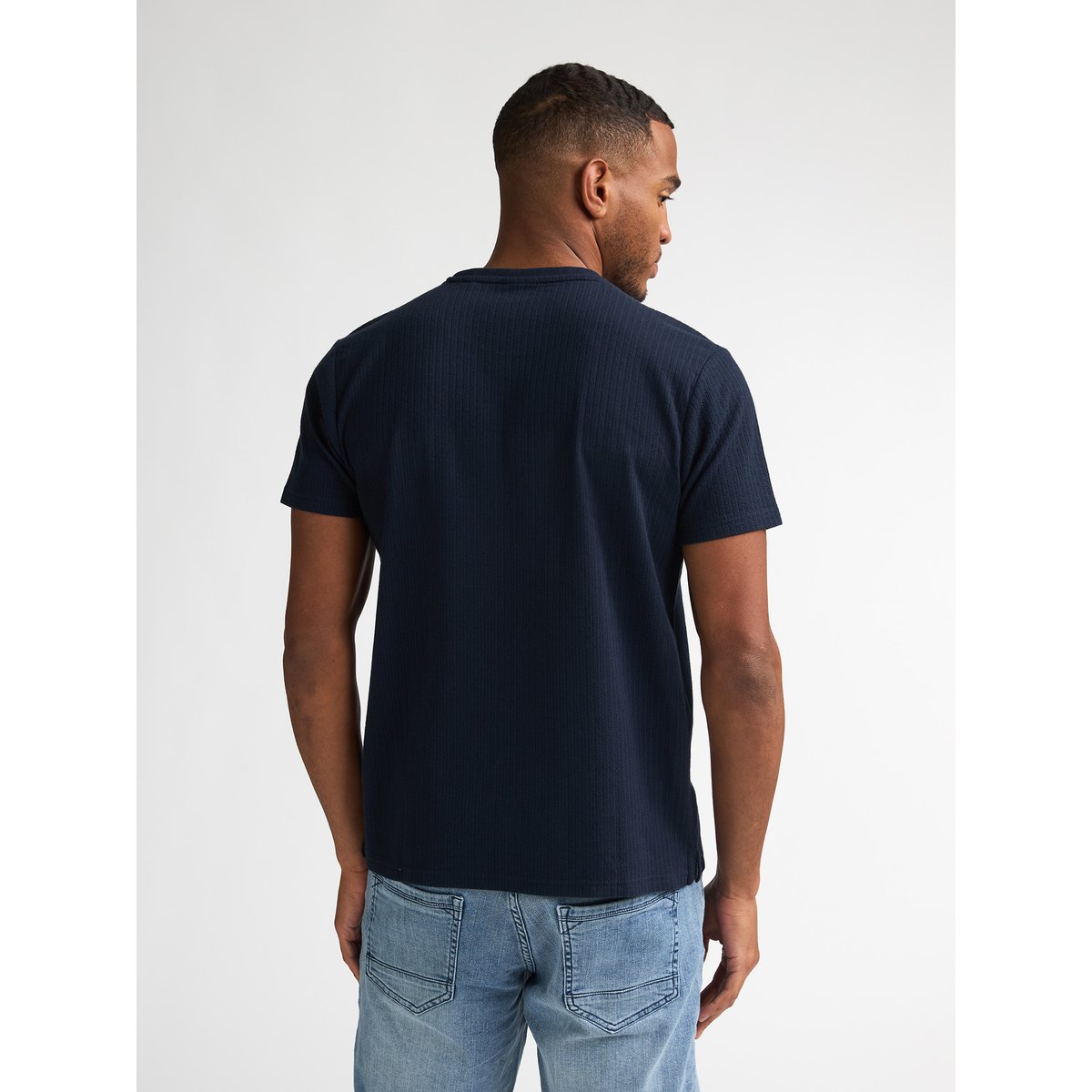 T-shirt en jersey orbita bleu navy blue, PETROL INDUSTRIES