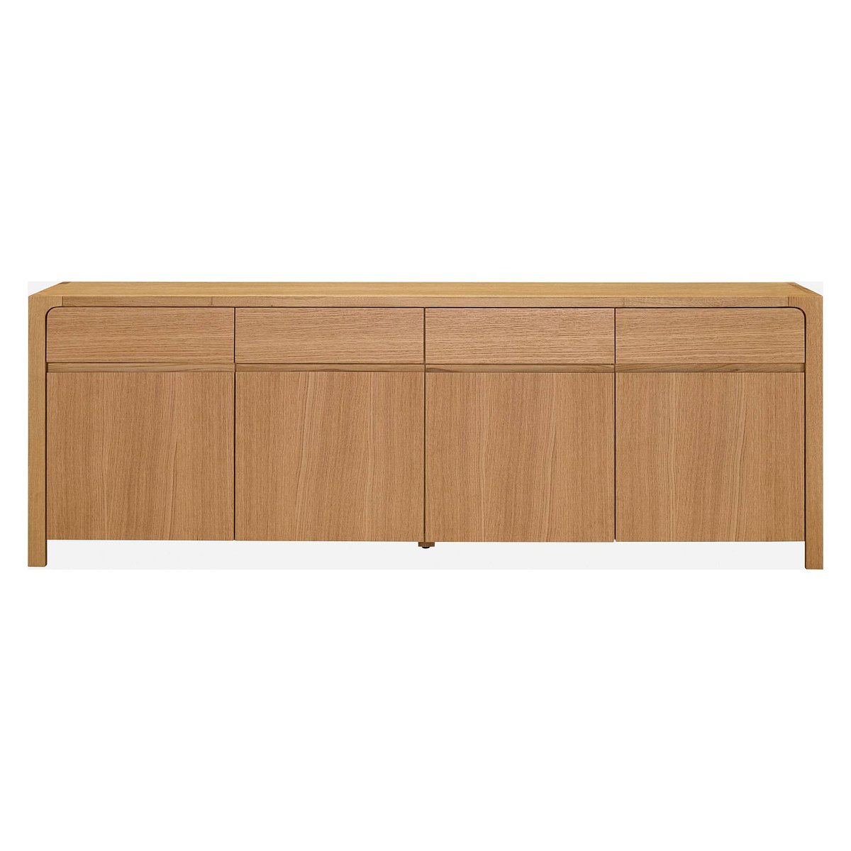Buffet bois IVOINE naturel clair, HABITAT
