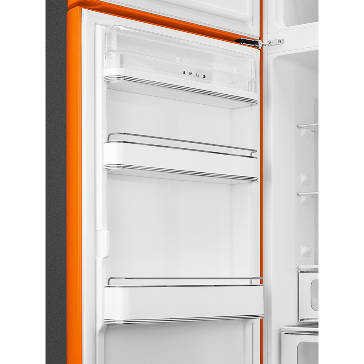 Réfrigérateur 2 portes poignée à droite FAB30 orange brillant, SMEG