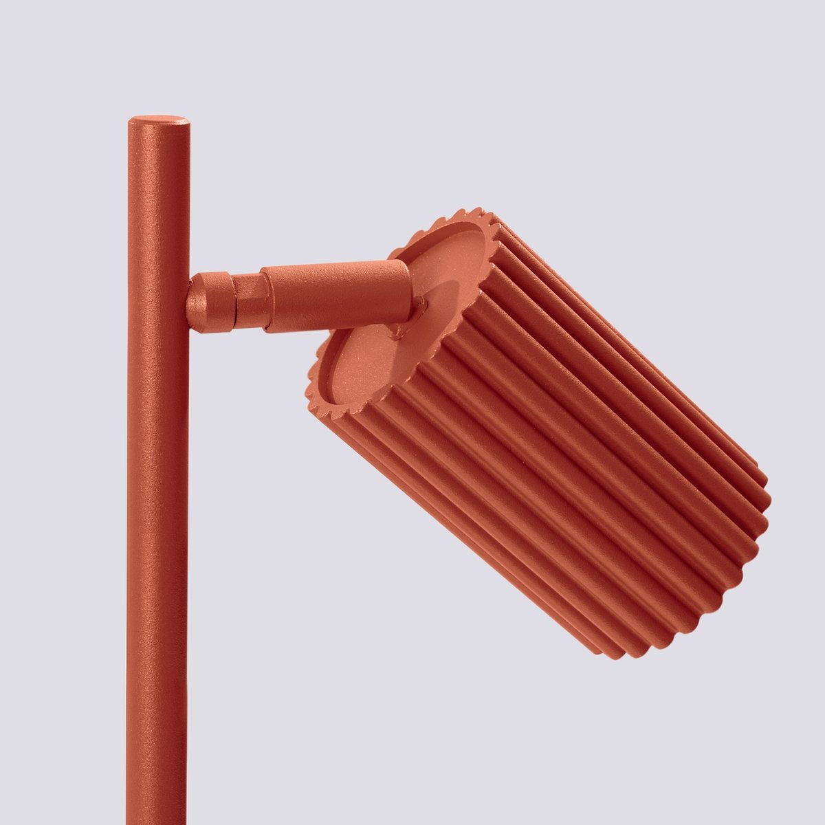 Lampe à poser Aluminium Ocre Rouge GU10 1 Karbon rouge, EDEN
