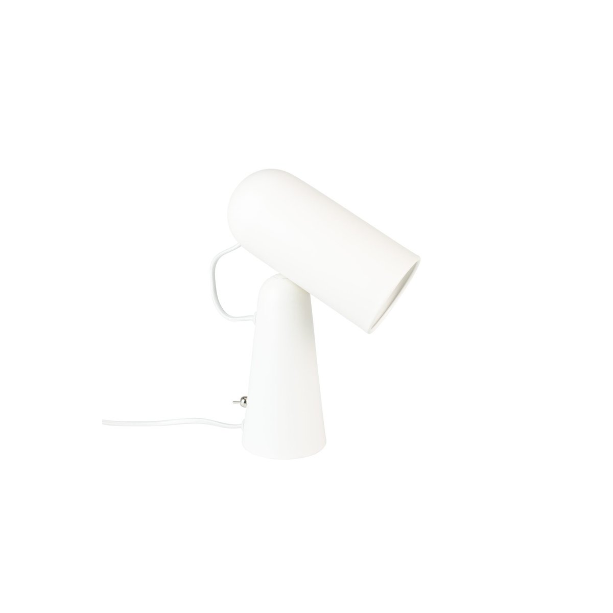 Lampe design en métal scandinave, NICO blanc, BOITE A DESIGN