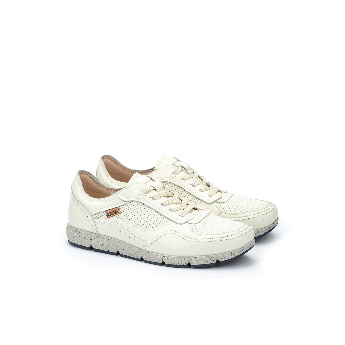Baskets cuir Fuencarral off white, PIKOLINOS